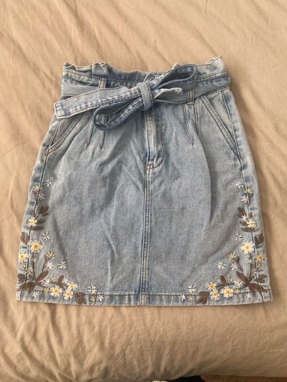 Driftwood Jean Skirt